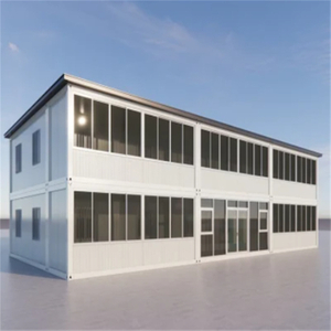 Two Floor Durable Modular Containers Labor Camp Container House Portable Building