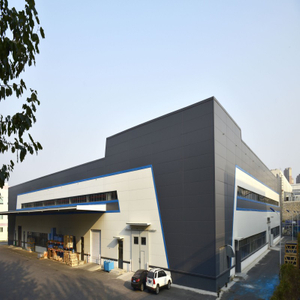 Factory Office Building with Metal Structure Framing and Large Span Prefabrication