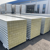 Heat Insulation Rock Wool with PU Edge Sandwich Panel for Wall And Roofing