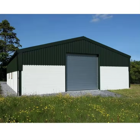 Large Span Light Frame Warehouse Building H-Beam Shed Steel Frame Hangar