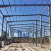 Prefab Prefabricated Metal Frame Construction Steel Structure Hangar Garage Building 